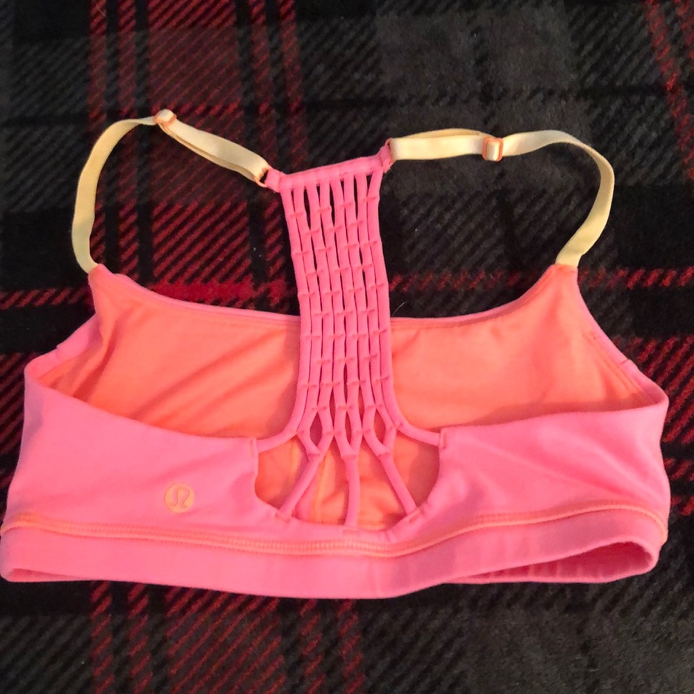 Pink bra